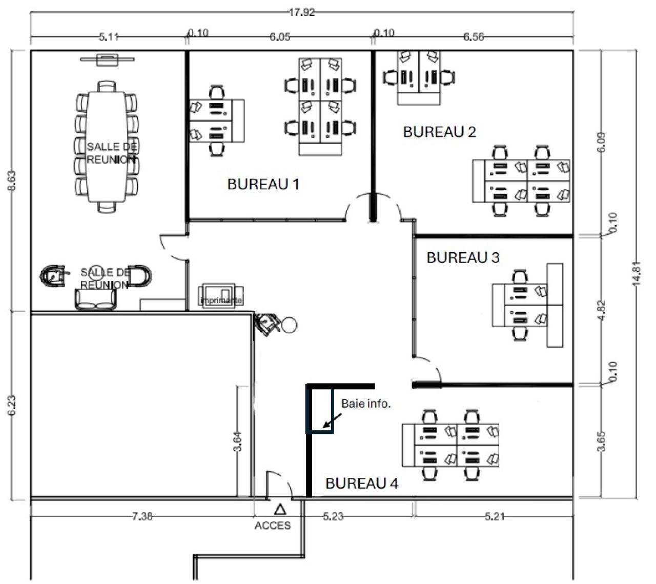 Bureau Cesson-Sévigné 281m² Location bureau Cesson-Sévigné Ille-et-Vilaine OLBUR2426251 1